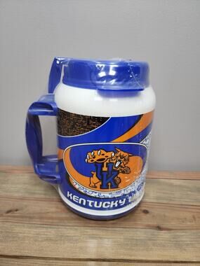 Kentucky Wildcats UK Whirley Vintage 64 oz. Travel Mug Cup Official USA